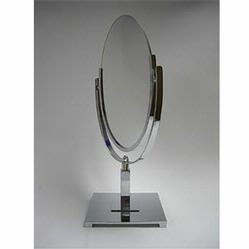 Double-sided Oval Mirror