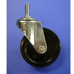 4pk 3 PVC Casters w/2 locking