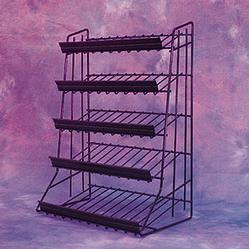 5-Tier Counter Display Black