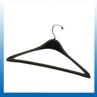 17" Black Concave Suit Hanger
