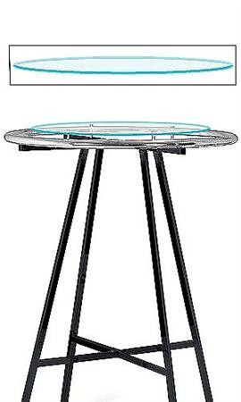 Round Glass Top For 42" Round