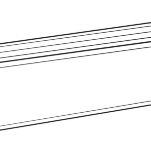 48" Clear Self-Adhesive Label Holder