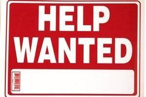 9 x 12 Help Wanted Sign