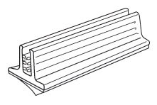 Peel-n-Stick Heavy Duty Gripper Sign Holder - Wide, 3" L.