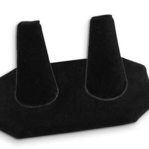2-Finger Ring Stand / Black Velvet