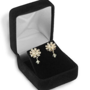 Earring Gift Box / Black Velvet