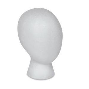 Female Head w/o Face/White