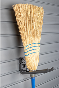 8" Coated Double Hook W/ Lock