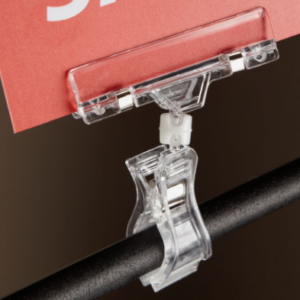 4" Clip On Swivel Sign Holder