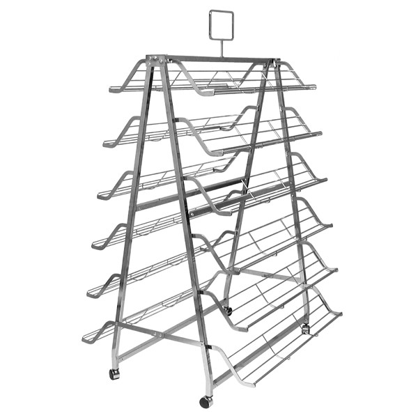Folding 2-Sided Shoe Rack