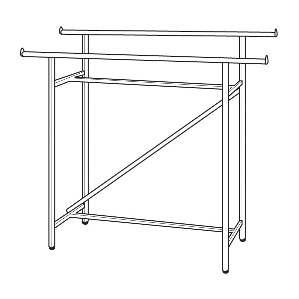 Adjustable Double Bar Rack w/Z Support - Image 2