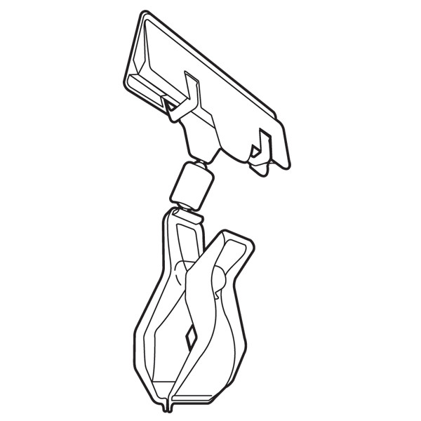 4" Clip On Swivel Sign Holder - Image 3
