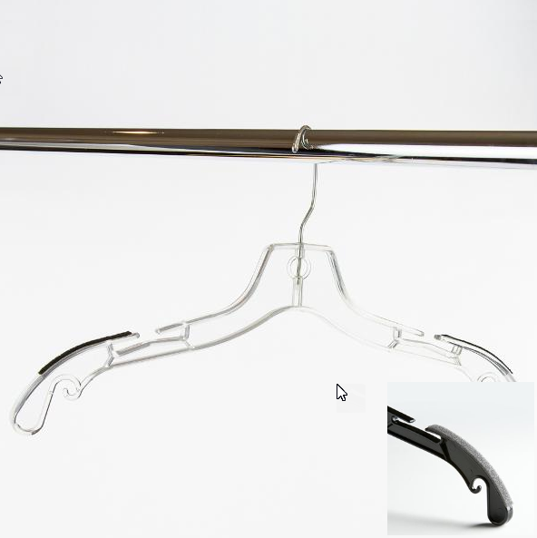17" HD Shirt/Dress Hanger w/Foam Strips - Image 3