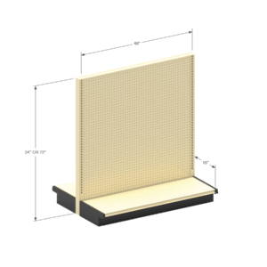 Lozier Island Gondola Shelving Kit