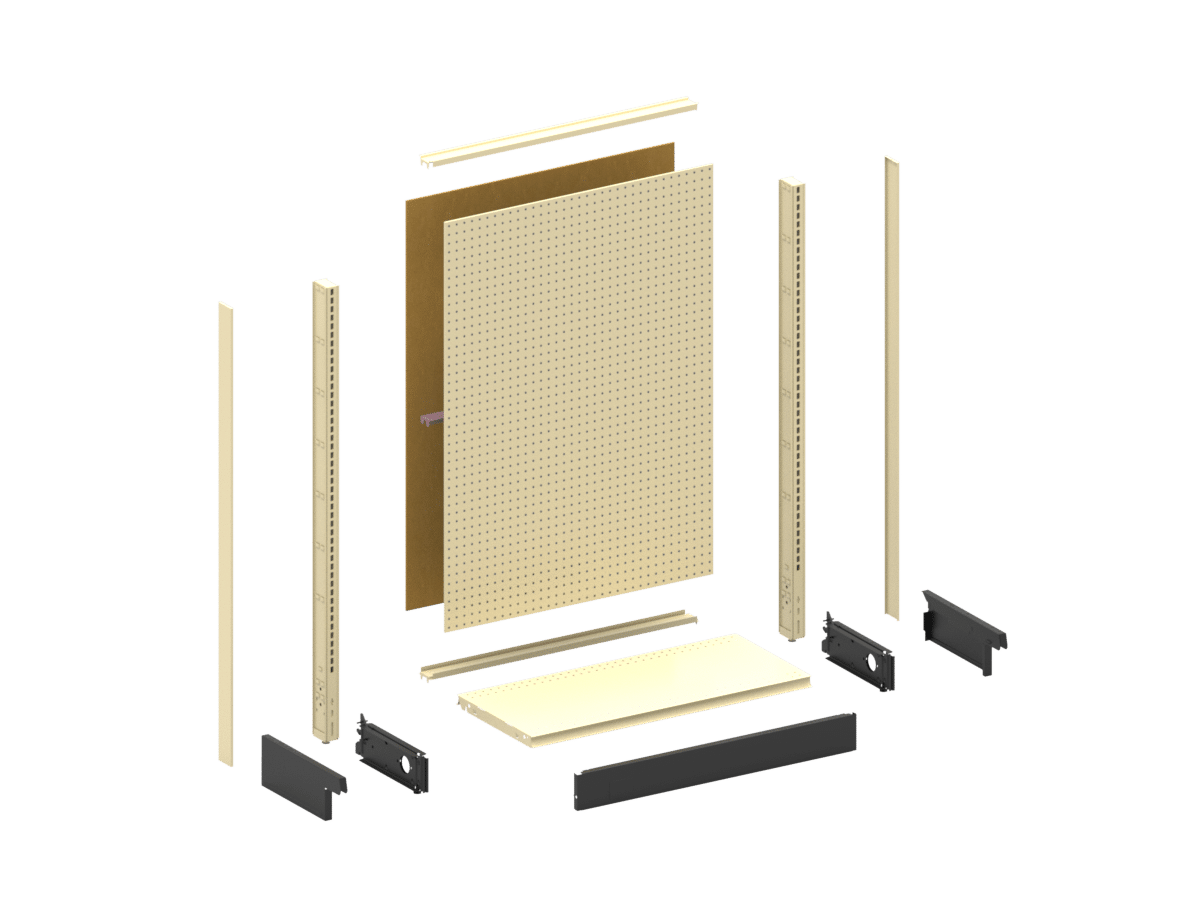 Lozier End Cap Gondola Shelving Kit - Image 2