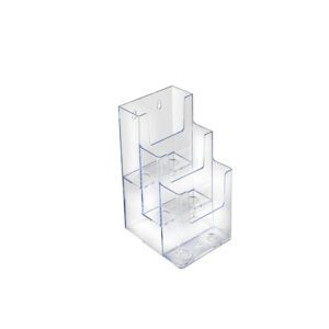 3-Tier Countertop or Wall Mount Tri-Fold Brochure Holder