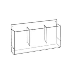 WM Acrylic 3-pocket 8-1/2"W x 11"H