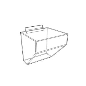 SW Angled Deep Bin 6"W x 6"H x 6"D