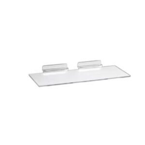 Styrene Injection Molded Slatwall Flat Shelf (12x6)