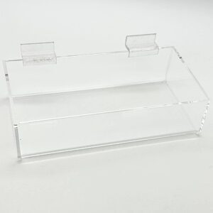 8"W Slatwall Acrylic Tray