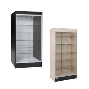 72" Panel Side Wall Case Showcase