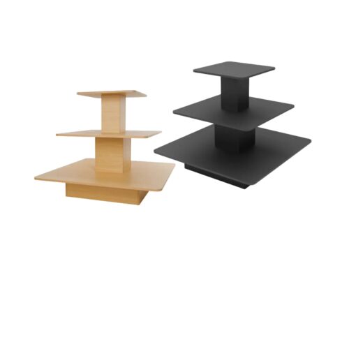 3-Tier Square Display Table