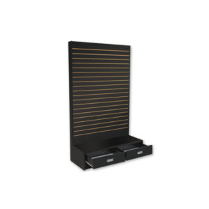 Slatwall Wall Unit - Black