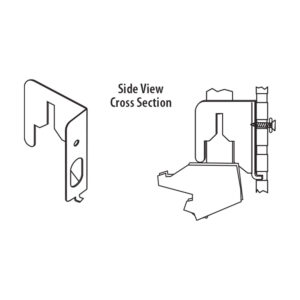 Madix Extended Peg Panel Mount F/VDB (Pack of 3 each)