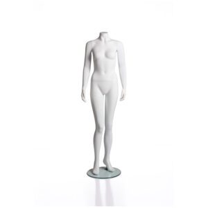Female Headless Mannequin/ Matte White
