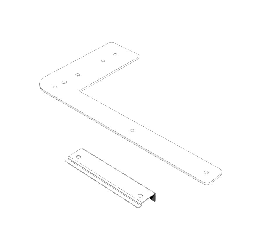 Lozier Flush Accessory Panel Connector (APW)