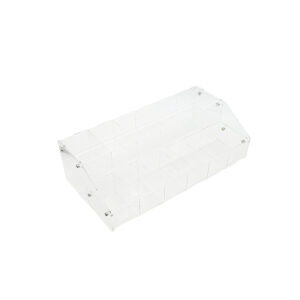 Acrylic Two-tray system w/six compartment trays