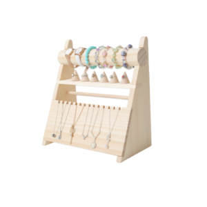 Natural Wood Combination Jewelry Display