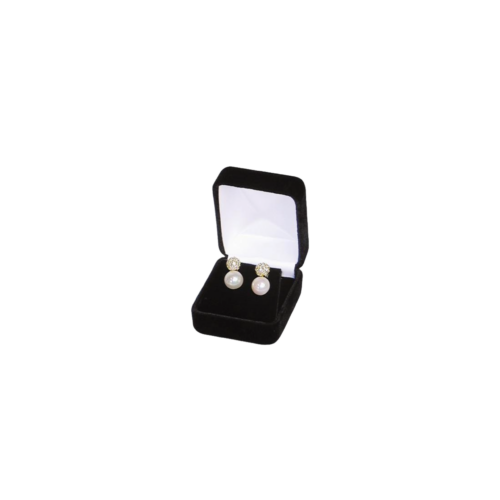 Earring Gift Box / Black Velvet
