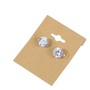 Earring Cards/ Kraft 1-1/2" x 2"