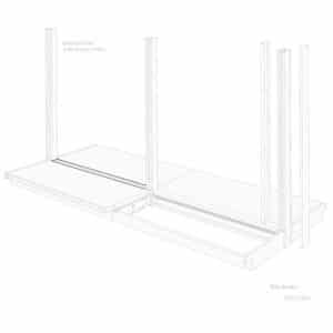 Madix Metal Shelf Filler
