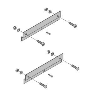 Lozier Flex Rx Storage System End Frame Hardware