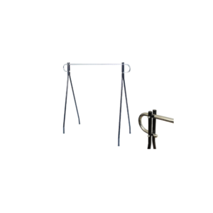 Black Beauty Clothing Rack 64"H x 60"W