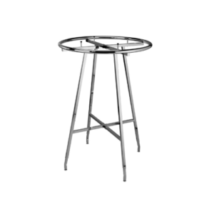 Round Folding Rack With Round Tubing Rail