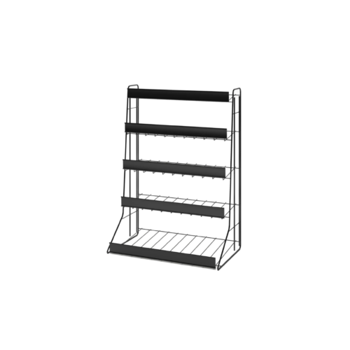 5-Tier Counter Display Black