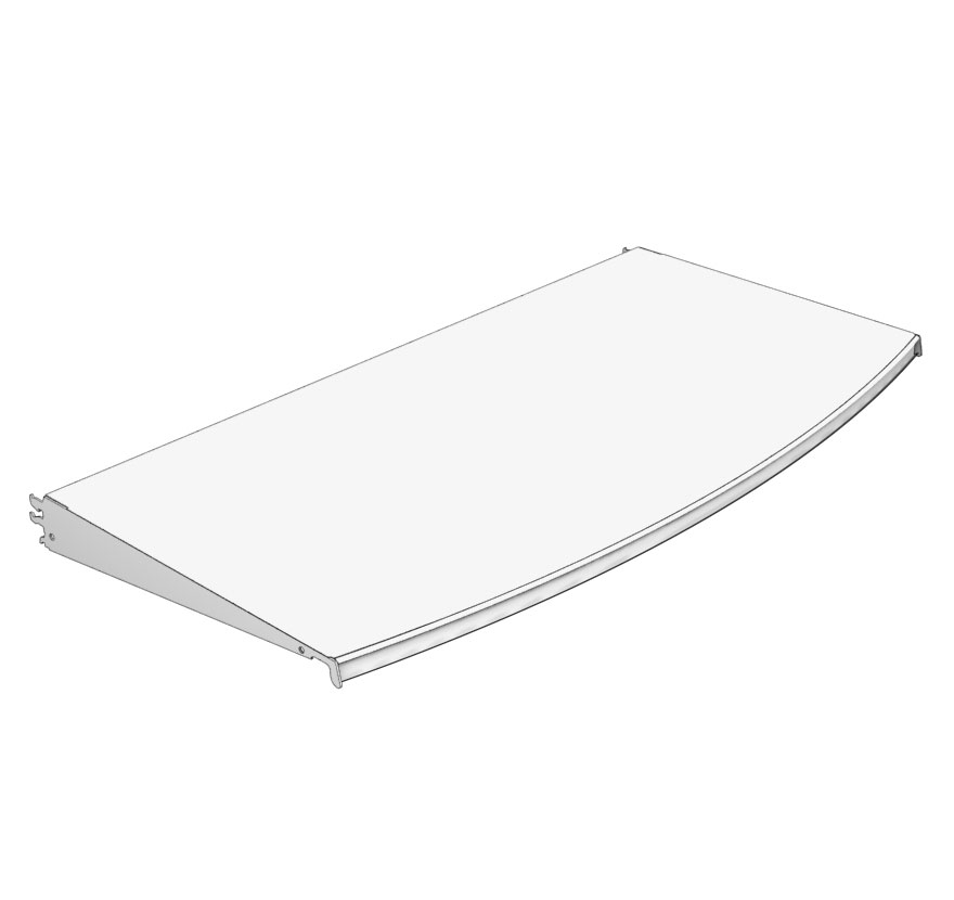 Lozier Radius Shelf