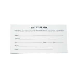 Entry Form Pad - 100ea