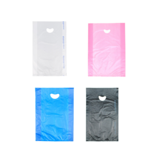 16" x 4" x 24" HDPE Merchandise Bag w/ Die Cut Handle