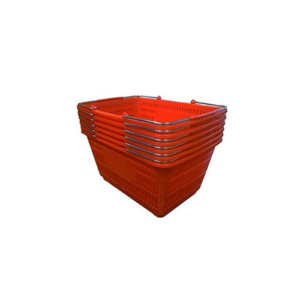 Large Shopping Basket/Red