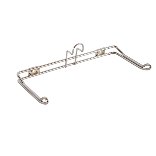 Chrome Wall Mount Bag Rack