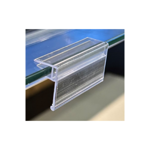 Vertical Glass Shelf Ticket Holder