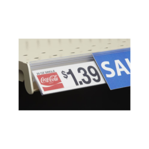 Snap-In Data Strip Label/Sign Holder