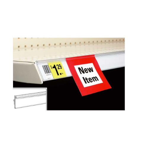 48" Clear Self-Adhesive Label Holder