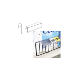 Wire Basket Price Tag Channel