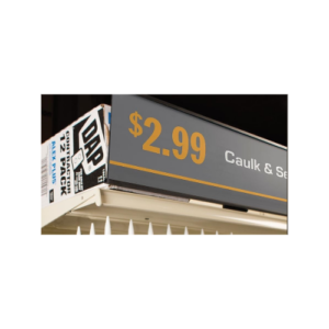 Flip Sign Holder with Metal Brackets