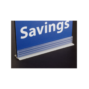 Peel-n-Stick Heavy Duty Gripper Sign Holder - Wide, 3" L.